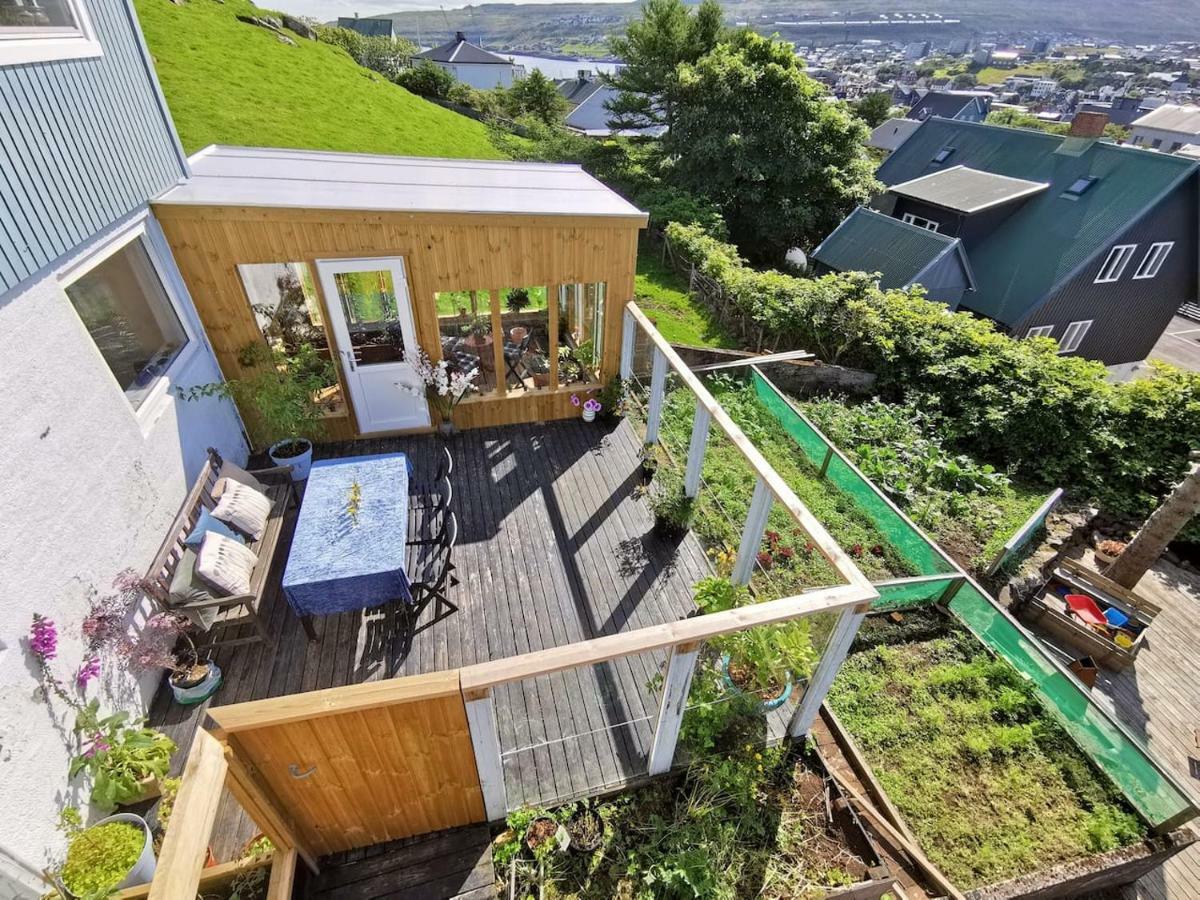A Green Pearl In The Heart Of Torshavn Luaran gambar